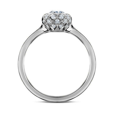 Asteria Diamond and Platinum - award winning unique engagement rings by Andrew Geoghegan
