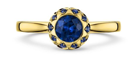 Discover Asteria Sapphire Engagement Rings Yellow Gold A Geoghegan