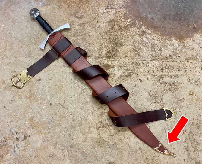 chape of the dagger scabbard